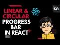 Linear Circular Progress Bar in ReactJs Animated Progress Bar React Custom Components