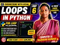 Loops in Python Day 6 30 Days Coding Challenge