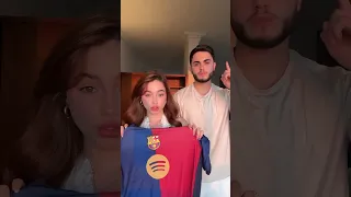 مين تشجعوا برشلوني ولا ريال مدريد الترند تيك توك بيسان ومحمود 