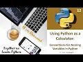 12 Python Tutorial How to Name Variables in Python Some Naming Conventions