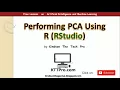 How to Perform Principal Component AnalysisPCA using R - Part 1
