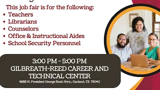 Final Summer Job Fair