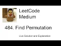 484 Find Permutation Leetcode Medium