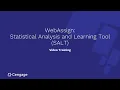 WebAssign Statistical Analysis and Learning Tool SALT