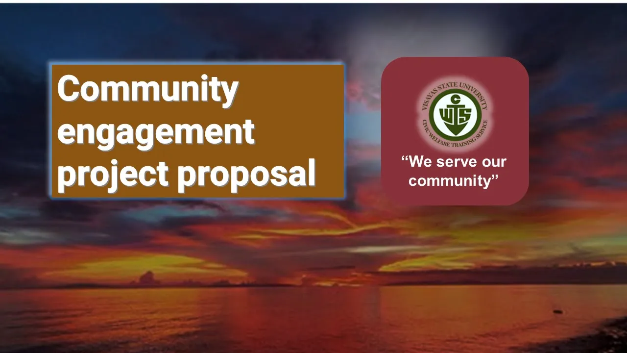 Community engagement project proposal II sample