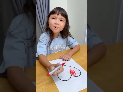 Always close your markers - good habits for kids 😀 Maya and Molly