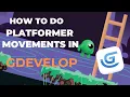 Master Character Movements in GDevelop 2D Platformer Tutorial