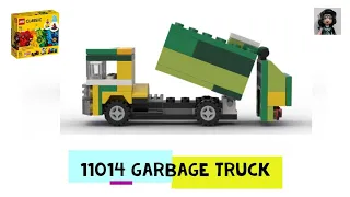 GARBAGE TRUCK Lego classic 11014 ideas How to build