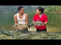 Lagu Traditional fishing skills: A day of survival challenges in the lake for Ly Tu Nga and CEO Ngoc