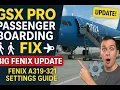 GSX Passengers Not Boarding in Fenix A319 A321 FIXED Step-by-Step Guide MSFS2024