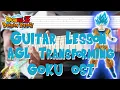 AGL Transforming Goku OST Guitar Cover and Lesson DBZ Dokkan Battle - BGM