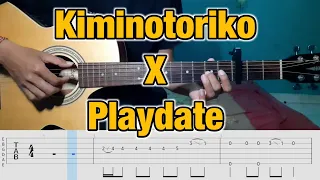 Kiminotoriko X Play Date Fingerstyle Guitar Tutorial Tab + Chord