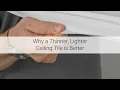 Why a Thinner Lighter Ceiling Tile is Better
