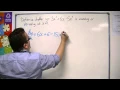 AQA Core 1 7 09 Determining whether a Curve is Increasing or Decreasing