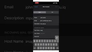 طريقة فتح البريد الإلكتروني الجامعي من خلال اجهزة الايفون والايباد 