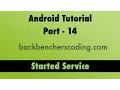 Android Started Service Tutorial