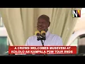 Download Lagu A CROWD WELCOMES MUSEVENI AT KOLOLO AS KAMPALA PDM TOUR ENDS