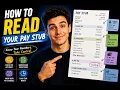 How To Read Your Pay Stub Every Line Explained