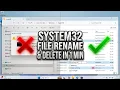 How to Rename or Delete Protected System32 Files in 1 Minute