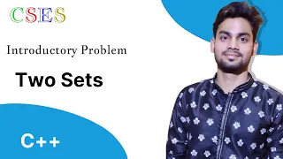 Two Sets CSES Introductory Problems C Devraj