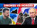 Download Lagu Look How DESPERATE Putin Is… Russian Troops Ride HORSES Into Drone Hell