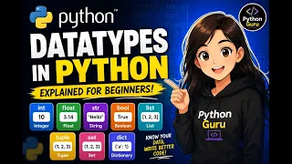 Python Data Types Explained in Telugu int float str bool list tuple set dict