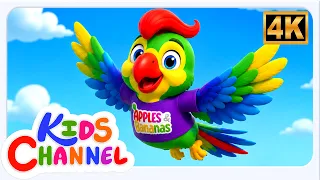 Main Tota Main Tota | मिट्ठू मिट्ठू मैं तोता | Hindi Nursery Rhyme | Kids Channel India
