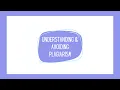 Understanding and Avoiding Plagiarism