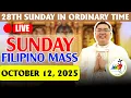 Download Lagu SUNDAY FILIPINO LIVE MASS TODAY || OCTOBER 12, 2025 | FR. JOWEL JOMARSUS GATUS - CATHOLIC MASS TODAY