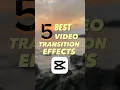 Top transition effect in capcut