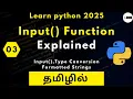 input and Formatted Strings in Python 03 Twebi Tech