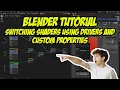 Blender Tutorial Switching Shaders Using Drivers and Custom Properties