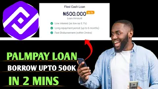 borrow money on palmpay in 2 minutes palmpayloan