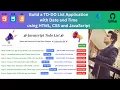 How to Create a To-Do List App with HTML CSS and JS Task App Project in JavaScript 2023