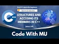 Structures and Accessing its members in C C Full Course for Beginners
