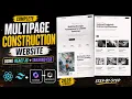Complete CONSTRUCTION Website using React JS Tailwind CSS Google Stitch to Antigravity 2026