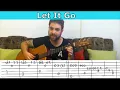 Fingerstyle Tutorial Let It Go Complete Accurate - Guitar Lesson w TAB
