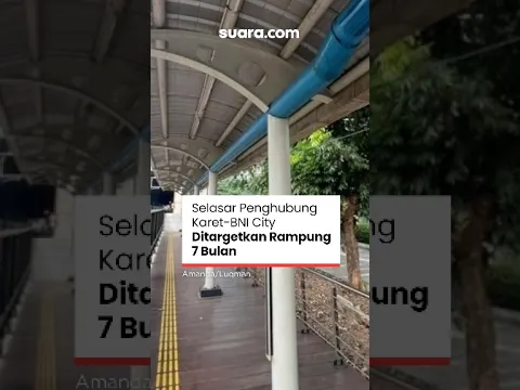 Selasar Karet-BNI City Mulai Dibangun KAI, Target Rampung 7 Bulan