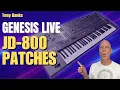 Lagu Genesis: Tony Banks’ JD-800 live-patches nagemaakt (90s tour-sounds)
