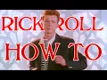 How To Make A Custom Rick Roll Link