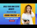CODING PRACTICE 4 Bootstrap STATIC WEBSITE NxtWave CCBP