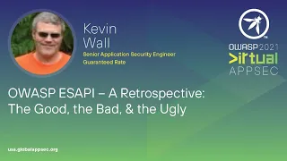 OWASP ESAPI - A Retrospective The Good the Bad the Ugly