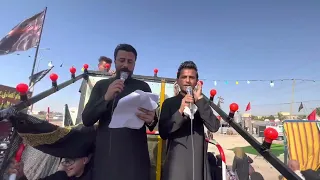 اقوى قصايد حماسيه قاسم الساعدي و منتظر العبودي موكب شباب علي السجاد 