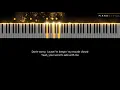 Joshua Bassett - Secret - Piano Karaoke Instrumental Cover with Lyrics