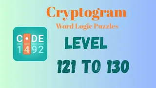 Cryptogram Level 121 - 130 Answer Cryptogram Puzzle Game Solutions Mini Boss