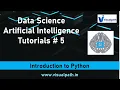 Data Science AI Tutorial Python Introduction Artificial Intelligence Tutorial for Beginners