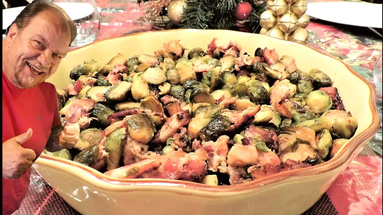 Roasted Brussels Sprouts With Bacon & Balsamic   Ken