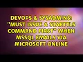 DevOps SysAdmins must issue a starttls command first when MSSQL emails via Microsoft Online