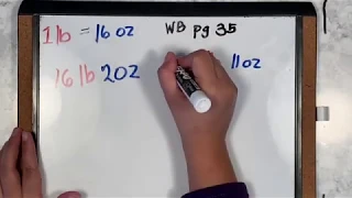 How to Convert Ounces Pounds PART 1