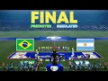Brazil vs Argentina | Copa America 2021 | FINAL | PES 2021